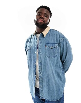 Levi's: Джинсовая рубашка  Big Tall