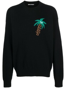 Palm Angels: Чёрный свитер 