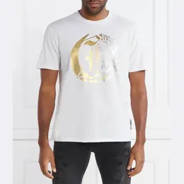 Just Cavalli: Белая футболка 