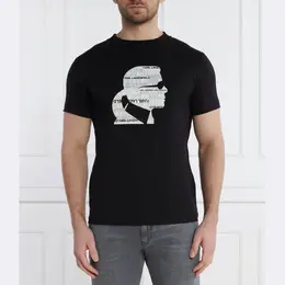 Karl Lagerfeld: Чёрная футболка 