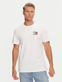 Tommy Jeans: Белая футболка 