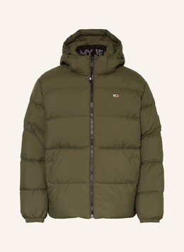 Tommy Jeans: Пуховик с капюшоном 