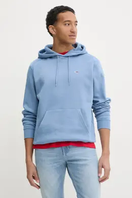Tommy Jeans: Синяя толстовка 