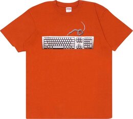 Supreme: Оранжевая футболка  Keyboard