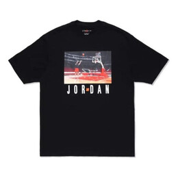 Nike: Чёрная футболка  Air Jordan