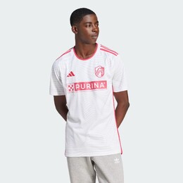 Adidas: Белая майка 
