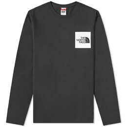 The North Face: Футболка  Fine с длинным рукавом