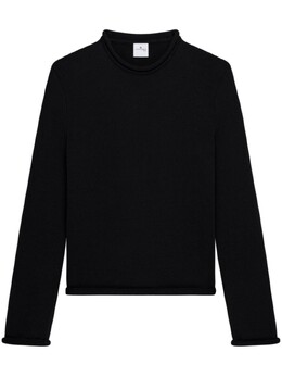 Courreges: Чёрный свитер 