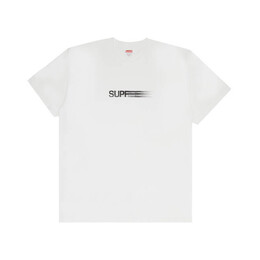 Supreme: Белая футболка  Motion Logo