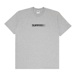 Supreme: Серая футболка  Motion Logo