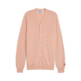 Comme des Garçons: Розовый кардиган 