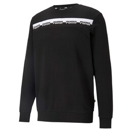 PUMA: Чёрная толстовка  Amplified