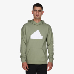 Adidas: Зелёная толстовка 