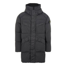 Stone Island: Длинная куртка  Crinkle Reps