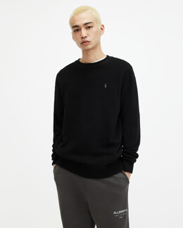 Allsaints: Чёрная толстовка  Raven