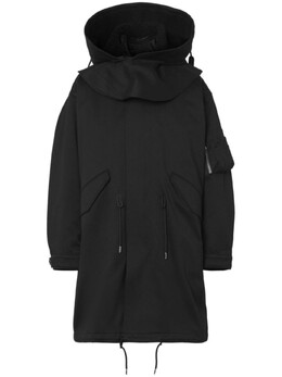 Burberry: Чёрный пуховик 