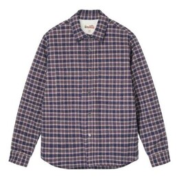 Stussy: Синяя рубашка 