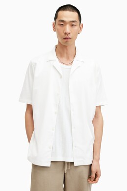Allsaints: Рубашка  All Saints с коротким рукавом