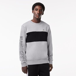 Lacoste: Серая толстовка 