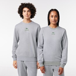 Lacoste: Серая толстовка 
