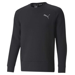 PUMA: Чёрная толстовка  Evostripe