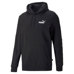 PUMA: Чёрная толстовка  Essentials