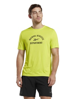 Reebok: Жёлтая футболка  Training
