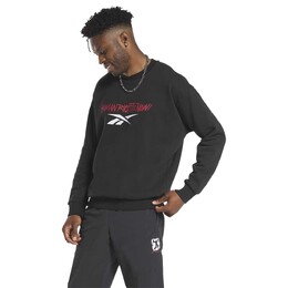 Reebok Classics: Чёрная толстовка 