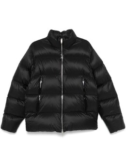 Moncler: Чёрный пуховик 