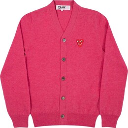 Comme Des Garçons Play: Розовый кардиган  Heart