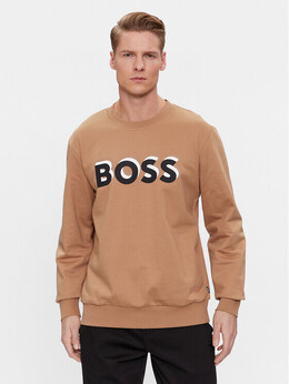 BOSS: Бежевая толстовка 