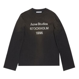 Acne Studios: Чёрная футболка 