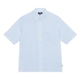Stussy: Синяя рубашка 