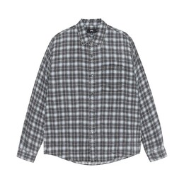 Stussy: Синяя рубашка 
