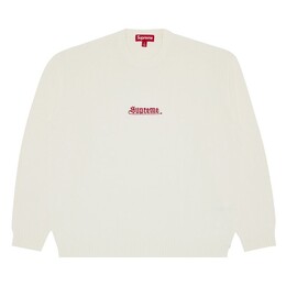 Supreme: Белый свитер  Old English