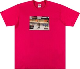 Supreme: Розовая футболка  Thrasher