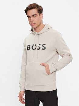 BOSS: Бежевая толстовка 