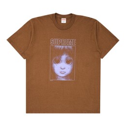 Supreme: Коричневая футболка 