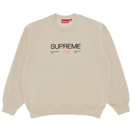 Supreme: Бежевая толстовка 