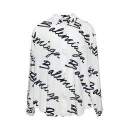 Balenciaga: Рубашка с длинным рукавом 