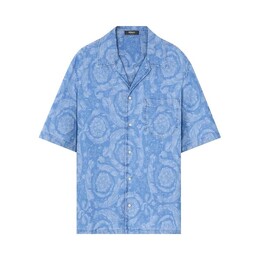 Versace: Джинсовая рубашка 