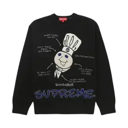 Supreme: Чёрный свитер 