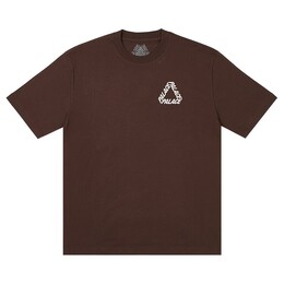 Palace: Коричневая футболка 