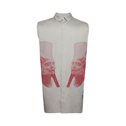 Rick Owens: Белая рубашка  Jumbo