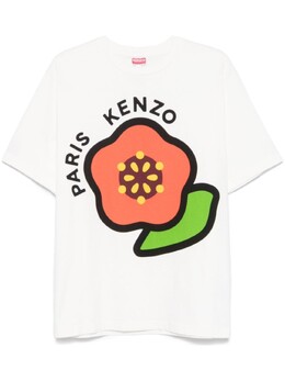 Kenzo: Белая футболка 