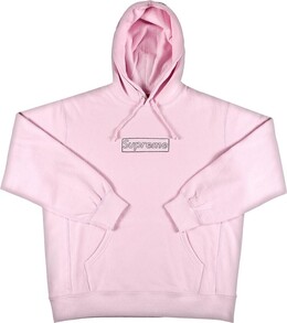 Supreme: Толстовка  Kaws Chalk с капюшоном