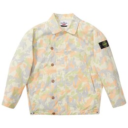 Supreme: Бежевая куртка  Stone Island