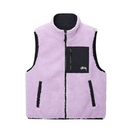 Stussy: Фиолетовый жилет 