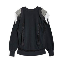 Maison Margiela: Чёрная толстовка 