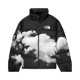 The North Face: Чёрная куртка  Nuptse